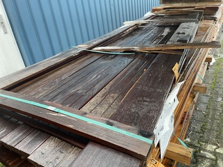 Ca. 14x Walaba geschaafd, 16x140mm, lengte 300cm